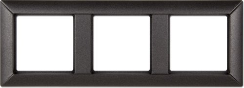 Рамка универсальная Jung EcoProfi 3-м. антрацит фото Рамка универсальная Jung EcoProfi 3-м. антрацит картинка